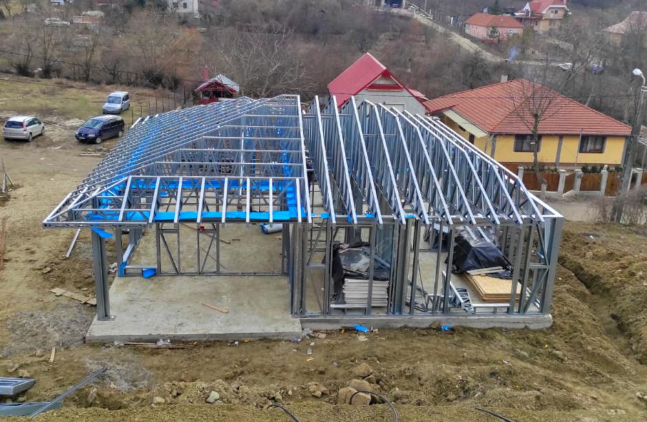 constructie casa in Oradea pe structura metalica usoara