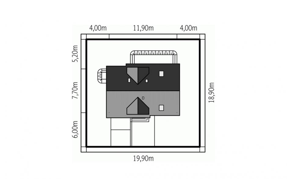 proiecte case 100m2 Dobromila II G1