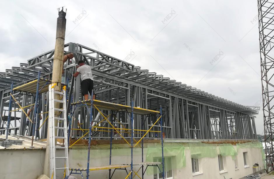 supraetajare cladire birouri pe structura metalica usoara in Botosani