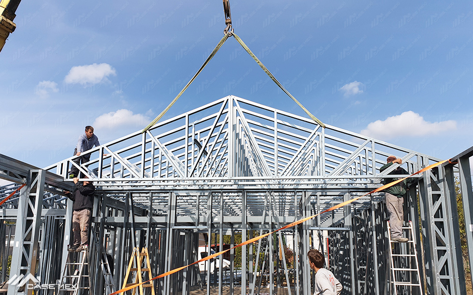 casa pe structura metalica usoara