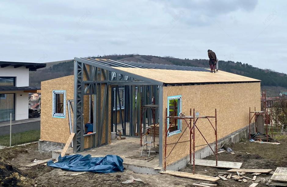 casa cu structura metalica usoara