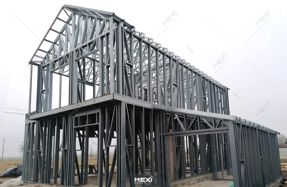 casă cu etaj pe structură metalică MEXI