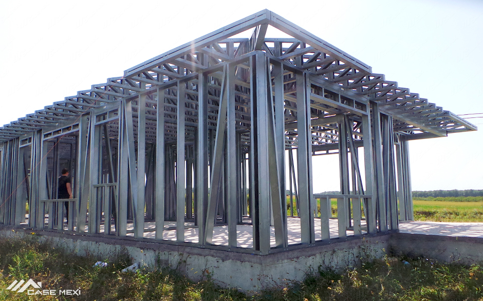 casa din profile metalice usoare MEXI in Cordau