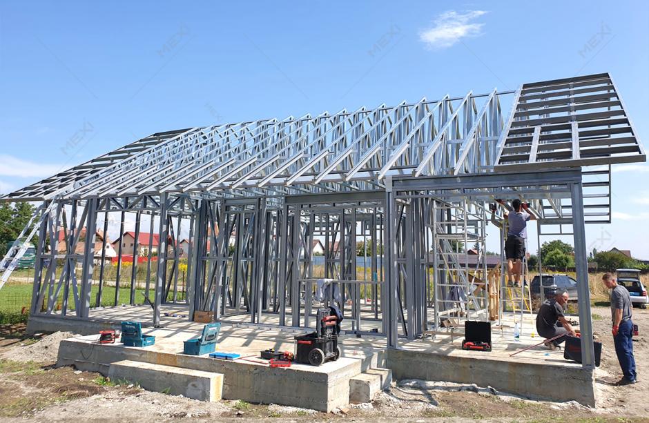 construire locuinta pe structura usoara din otel in Bod Brasov