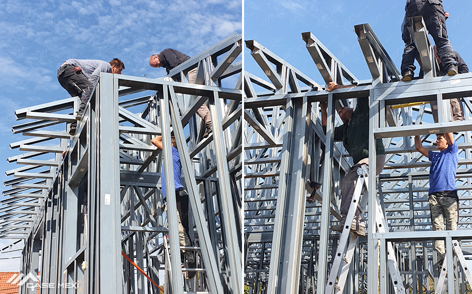 casa pe structura metalica usoara