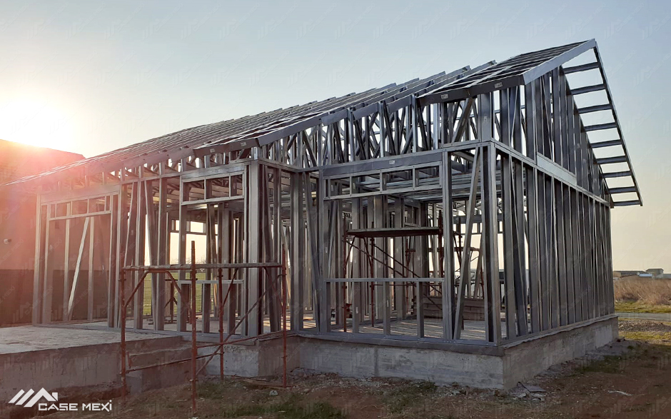 casa pe structura usoara in Balotesti