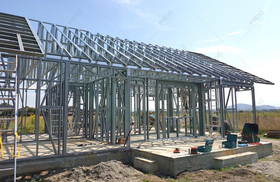 construire locuinta pe structura usoara din otel in Bod Brasov