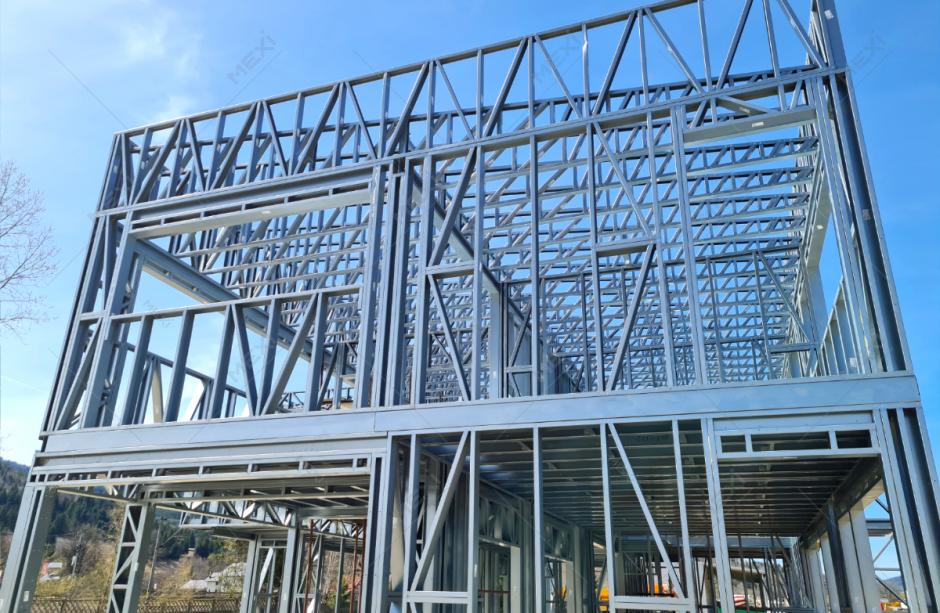 construire cladire de birouri cu etaj pe structura metalica