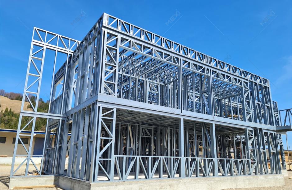 construire cladire de birouri cu etaj pe structura metalica