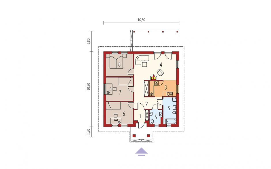 constructii case bca la parter Bogna