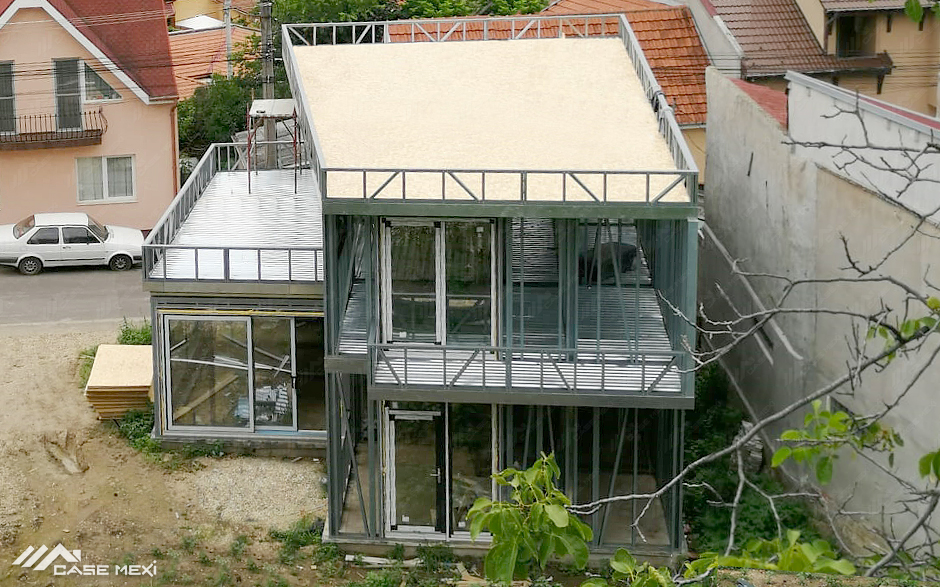 casa moderna in oradea pe structura metalica