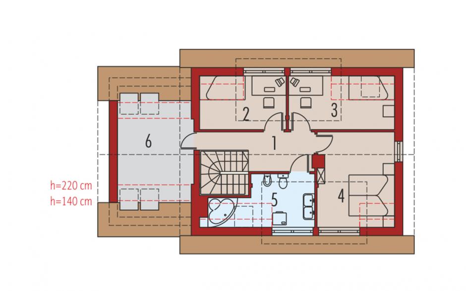 case americane pe structura lemn pret