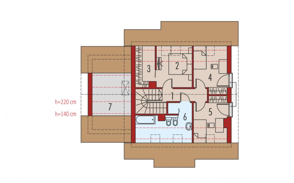 casa structura de lemn Morena G1