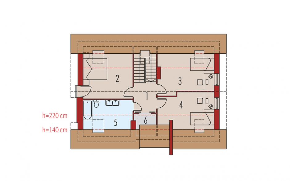 case cu mansarda proiecte Basia G1