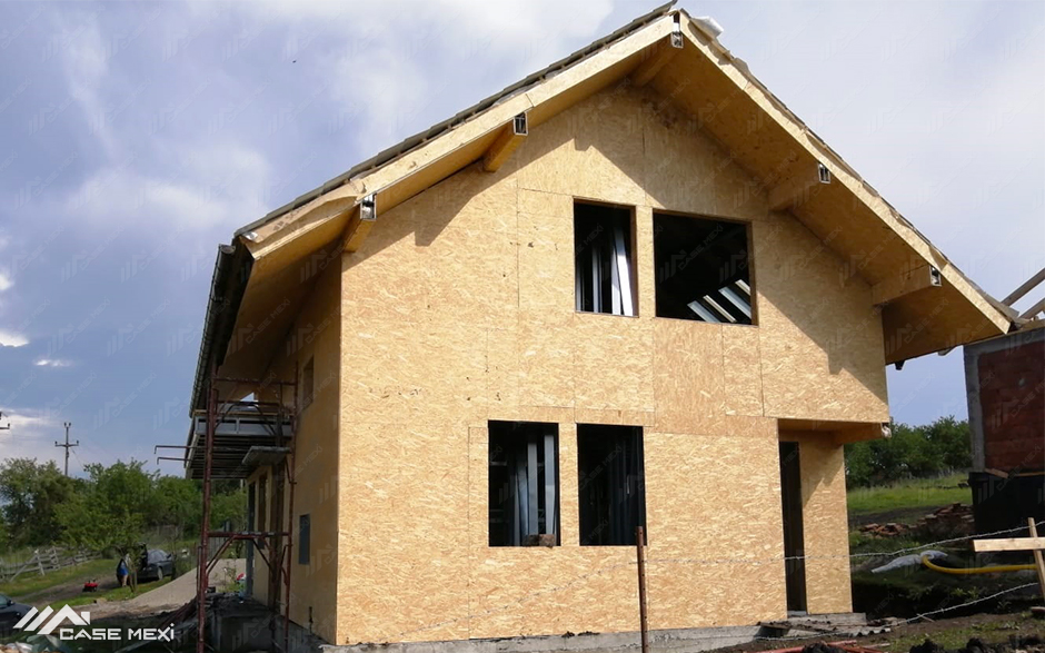 constructie de casa pe structura usoara